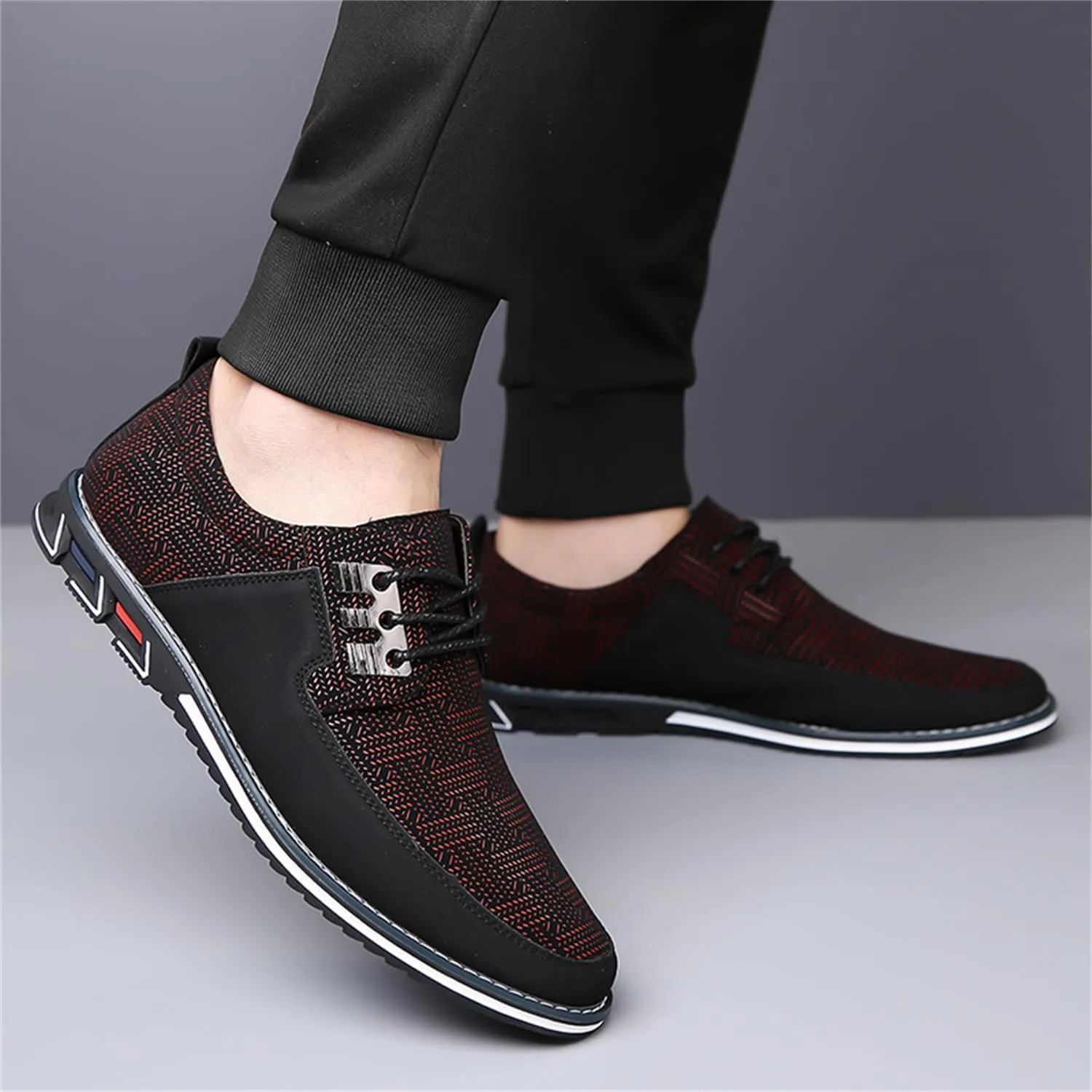 Men's Dress Shoes Comfort Soft Casual Oxford Superior Leather Sneakers Business Derby Shoe Loafers for Working Driving