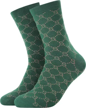 Men's Dress Socks Combed Cotton Anti Odor Quick Dry Moisture Wikcing Size 8-13 Crew Socks