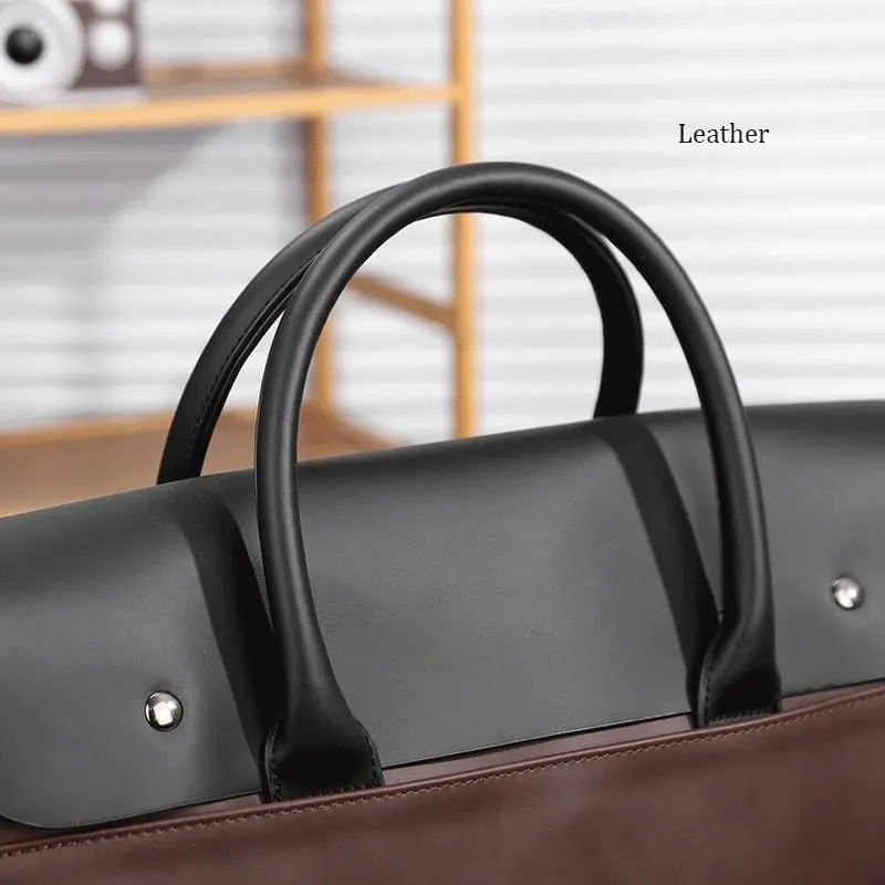 Men's Handbag Business Briefcase Single Shoulder Messenger Bag Office Workplace(Style 2)