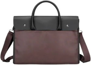 Men's Handbag Business Briefcase Single Shoulder Messenger Bag Office Workplace(Style 2)