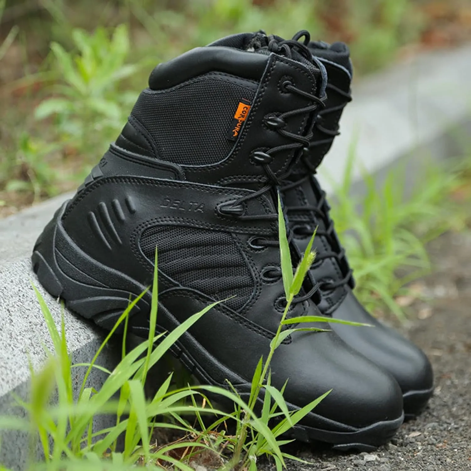 Men's High Top Waterproof Hiking Boots Outdoor Lightweight Shoes Backpacking Trekking Boots-Green||EU44/US10