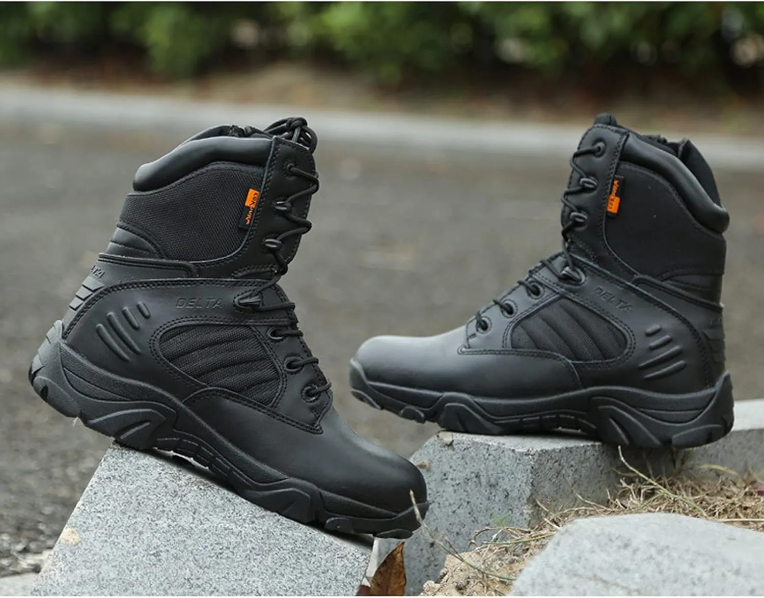 Men's High Top Waterproof Hiking Boots Outdoor Lightweight Shoes Backpacking Trekking Boots-Green||EU44/US10