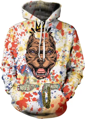 Mens Hip Hop Hoodie Street Novelty Hoodies 3d Printed Pullover Casual Sweatshirts