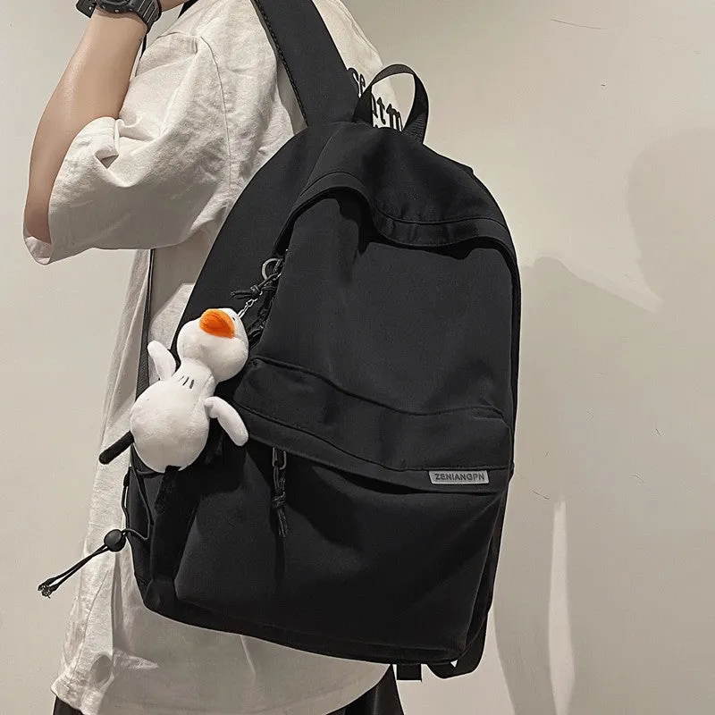 Men's Large Capacity Female Junior High College Backpacks