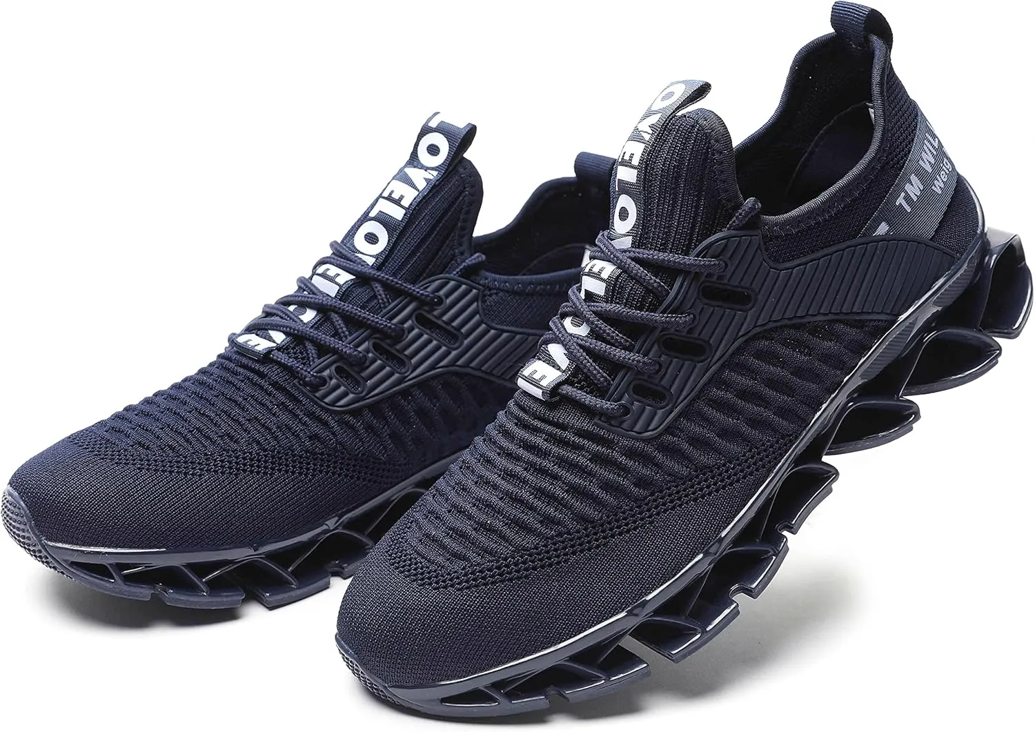 Men's Running Shoes Blade Tennis Walking Fashion Sneakers Breathable Non Slip Gym Sports Work Trainers