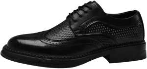 Men's Shiny Patent Leather Dress Shoes Platform Oxford Shoes for Weddings, Parties, Work, Church, Professionals