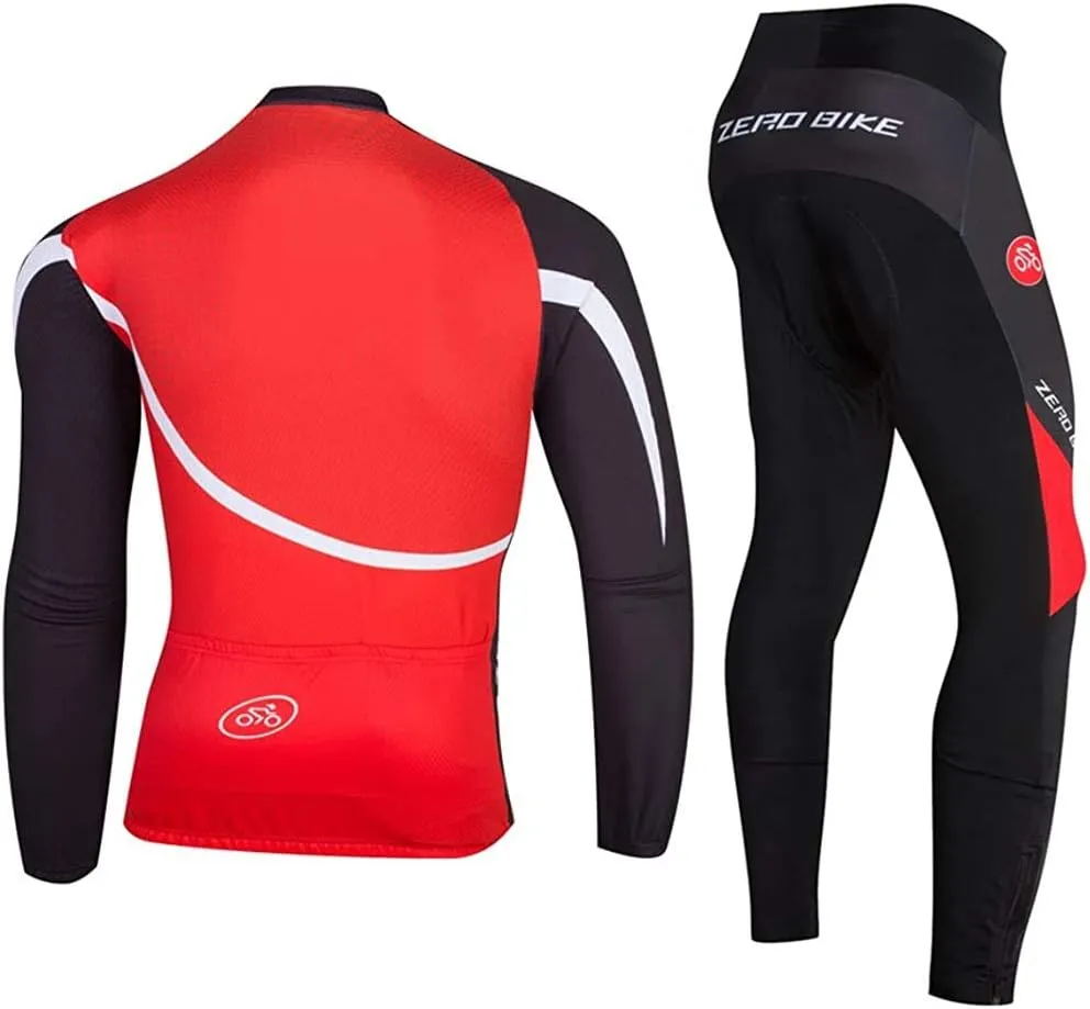 Men's Soft Long Sleeve Breathable Bicycle Cycling Jersey Polyester Clothing Outdoor Sports Fall Autumn