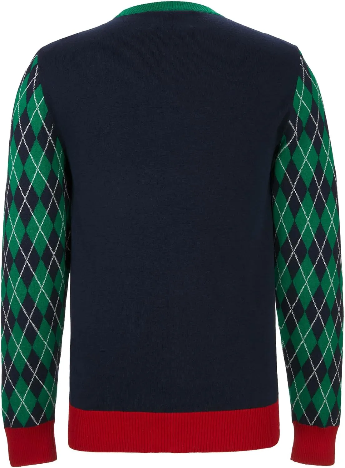 Mens Sports Golf Sports Ugly Christmas Sweater for Holiday Fun Design, Snug Fit Breathable Crewneck