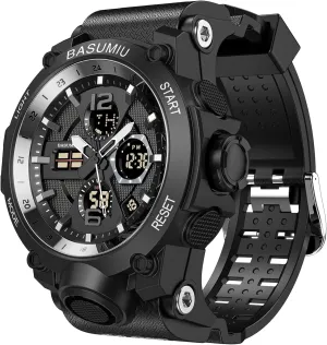 Mens Sports Wrist Watches Analog Digital Tactical Military Watch Waterproof Gold Watches for Men
