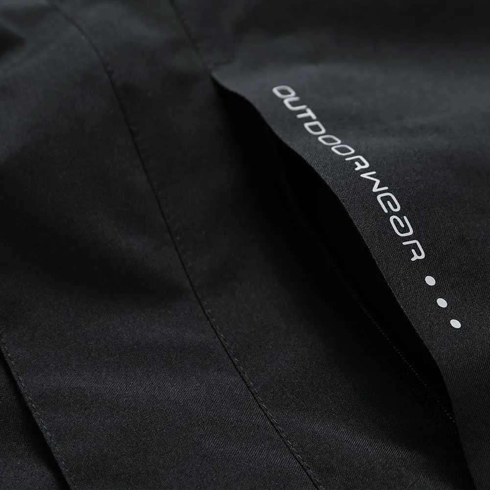 Men's Waterproof Rain Jacket Lightweight Mountain Sports Outdoor Trench Softshell Windproof Jacket for Hiking
