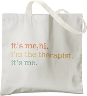 Mental Health Canvas Tote Bag - Aesthetic Canvas Shoulder Bag for Women