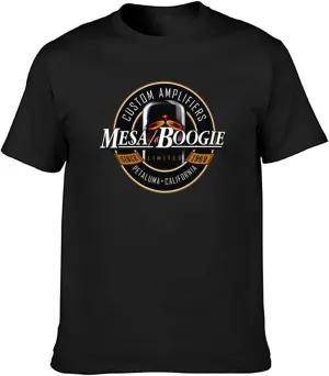 Mesa Boogie T-Shirt Graphic Tee Printed Top Mens Shirt Black
