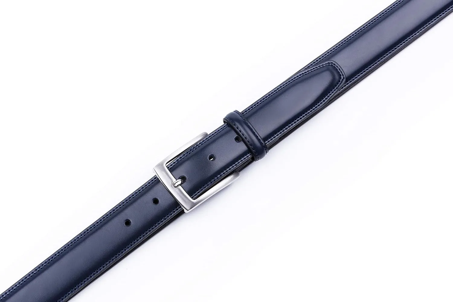 MILORDE Men's Genuine Leather Dress Belt, Handmade, 100% Cow Leather, Fashion & Classic Designs for Work Business and Casual