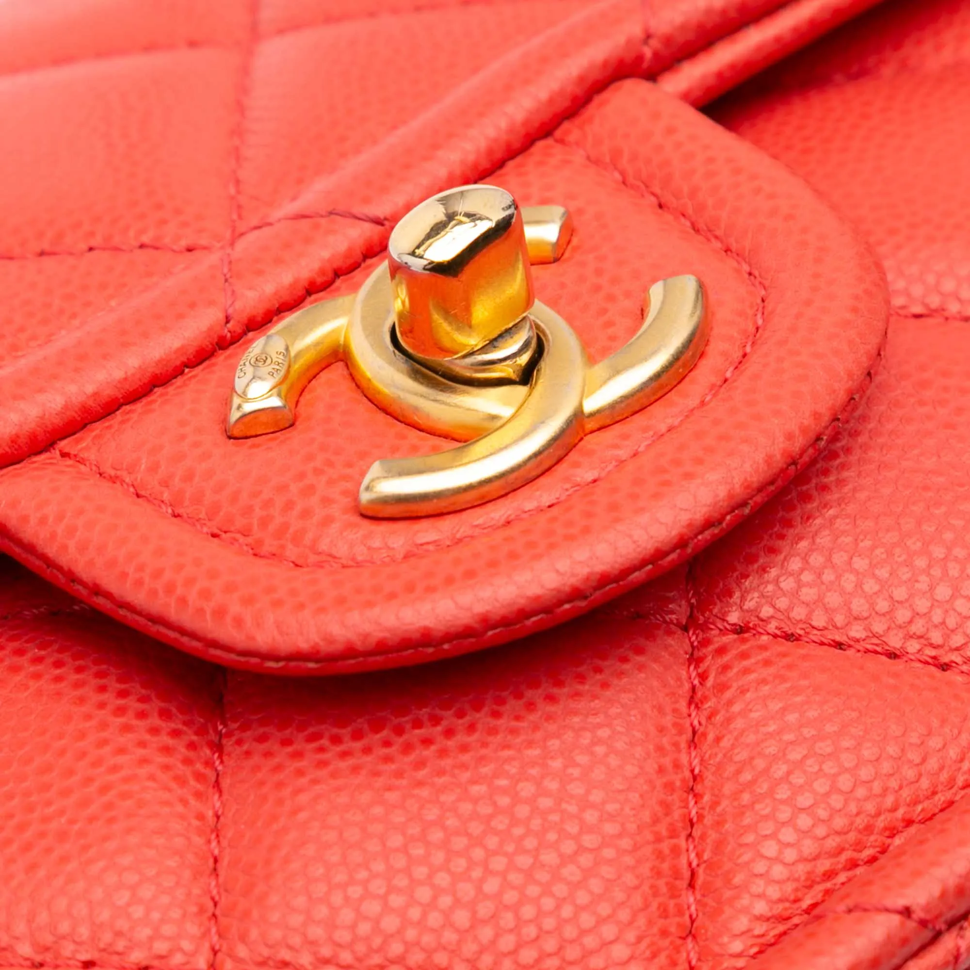 Mini Quilted Caviar Sweet Classic Flap