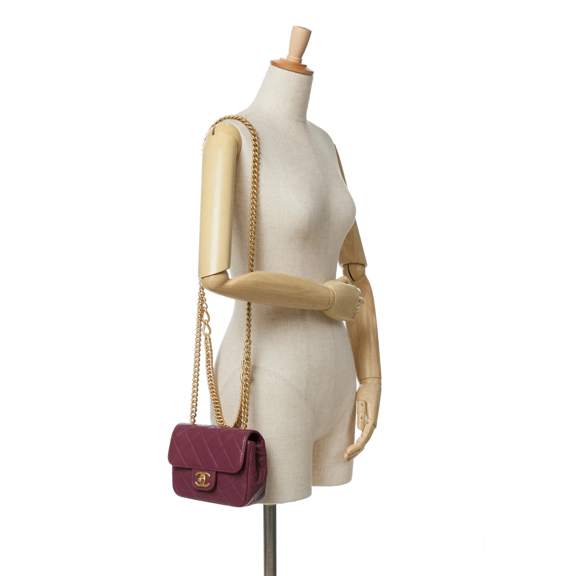 Mini Quilted Lambskin Single Flap
