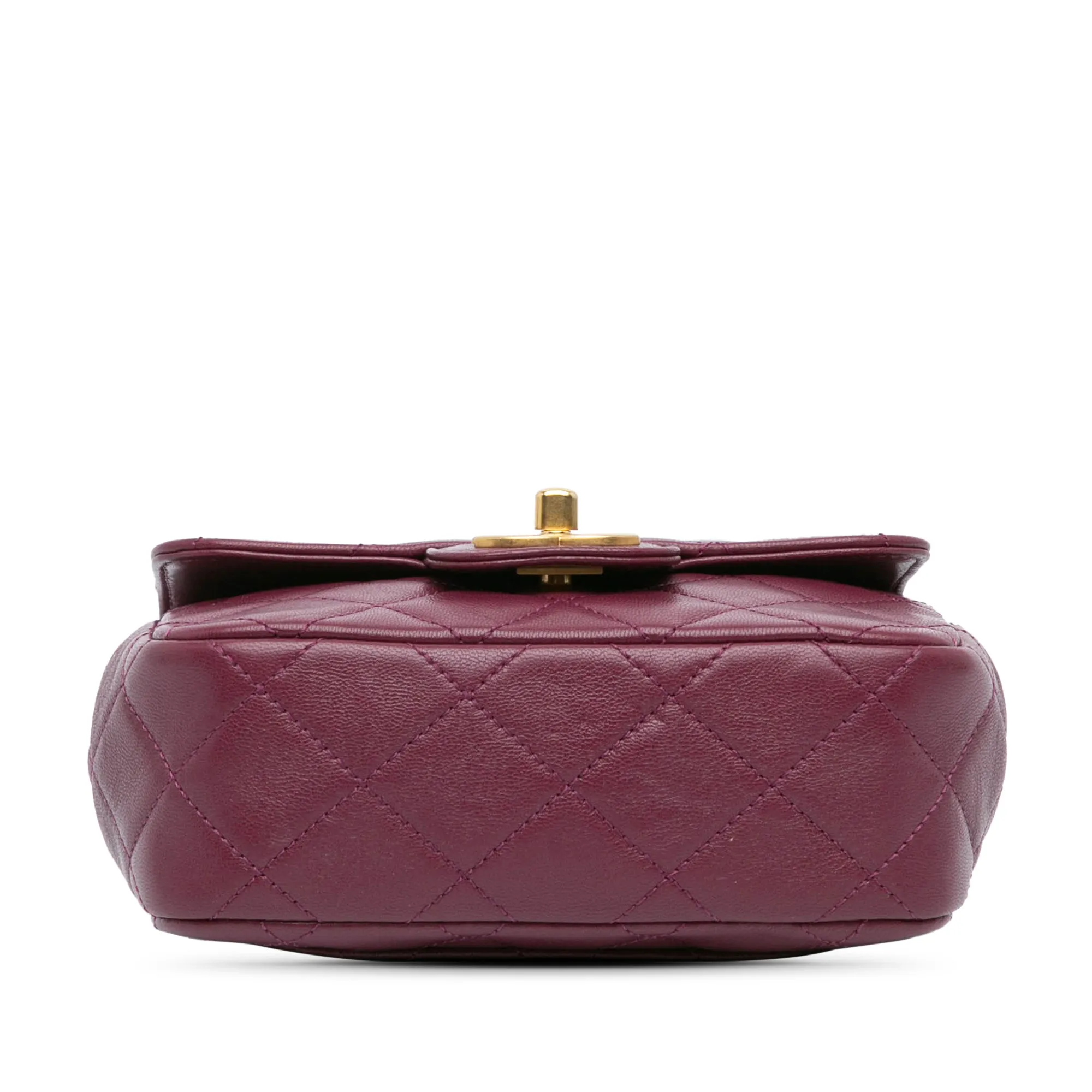 Mini Quilted Lambskin Single Flap