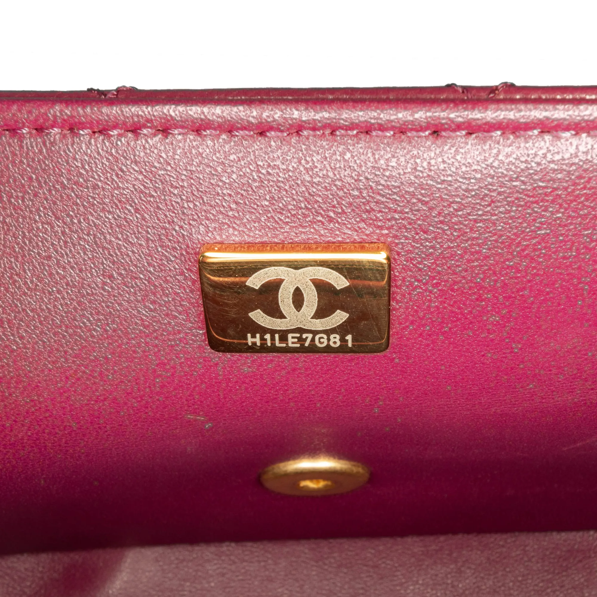 Mini Quilted Lambskin Single Flap