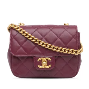 Mini Quilted Lambskin Single Flap