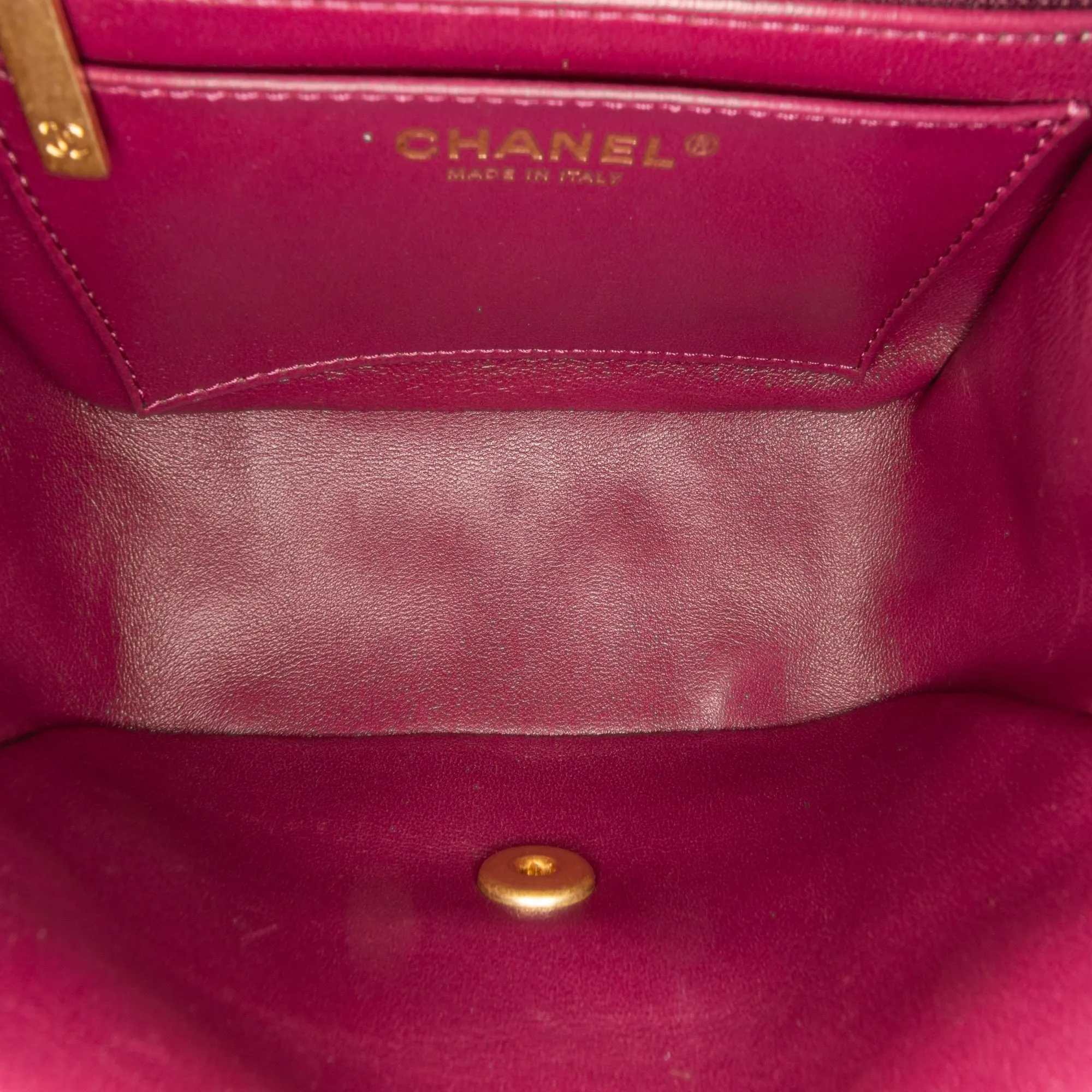 Mini Quilted Lambskin Single Flap