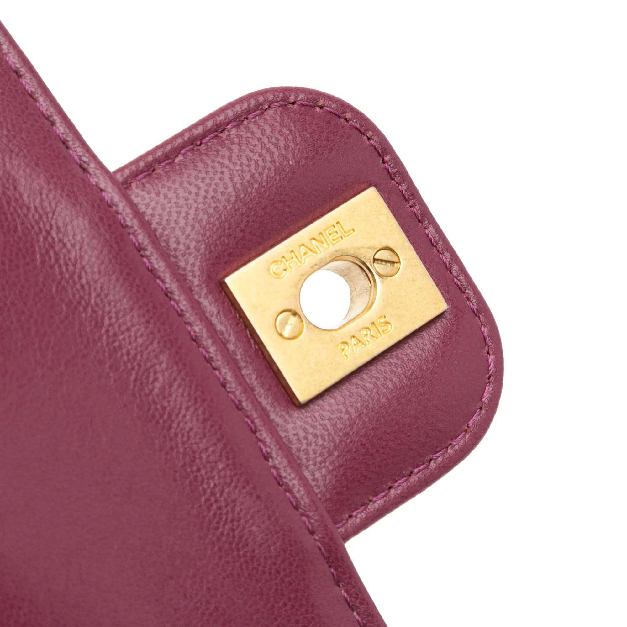 Mini Quilted Lambskin Single Flap