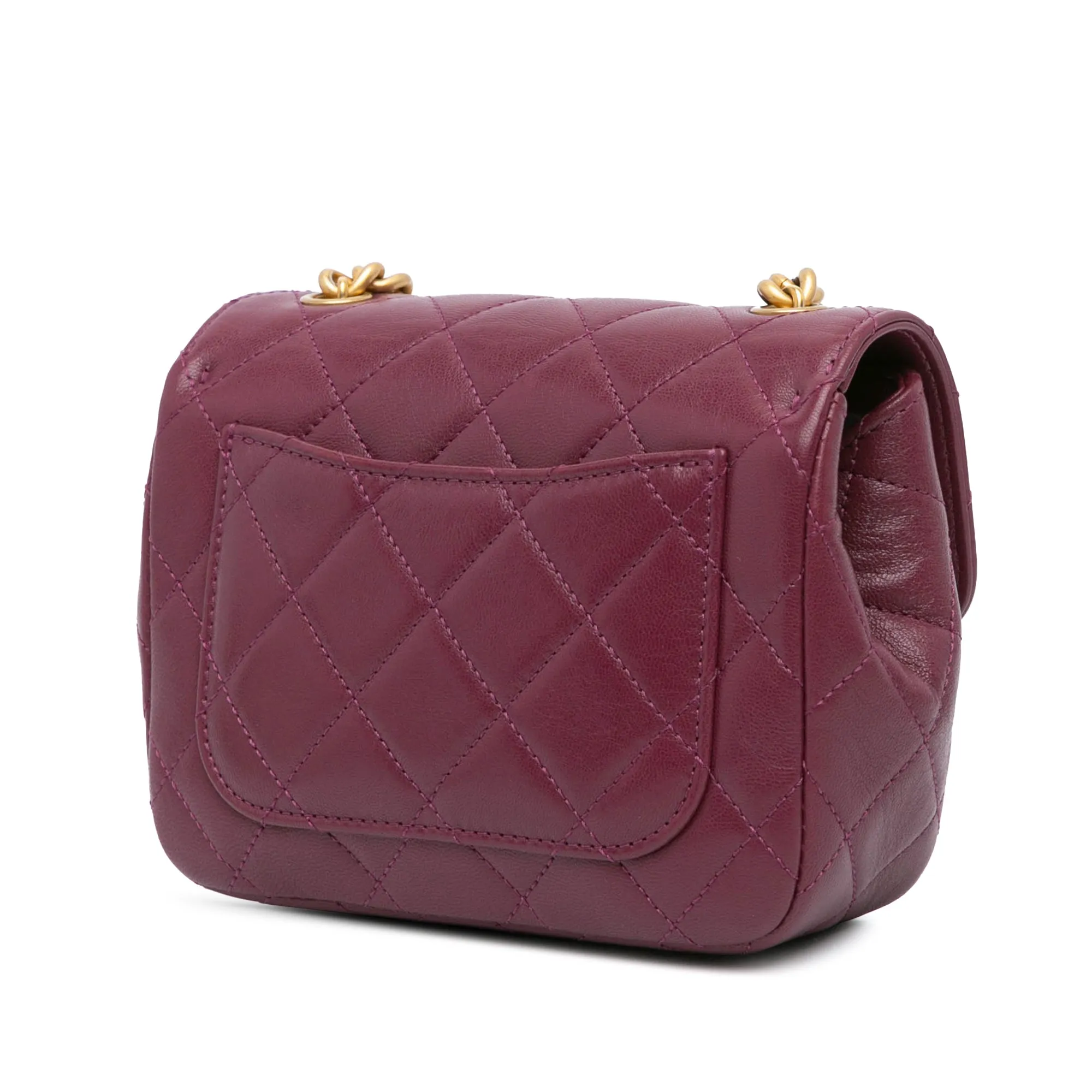 Mini Quilted Lambskin Single Flap