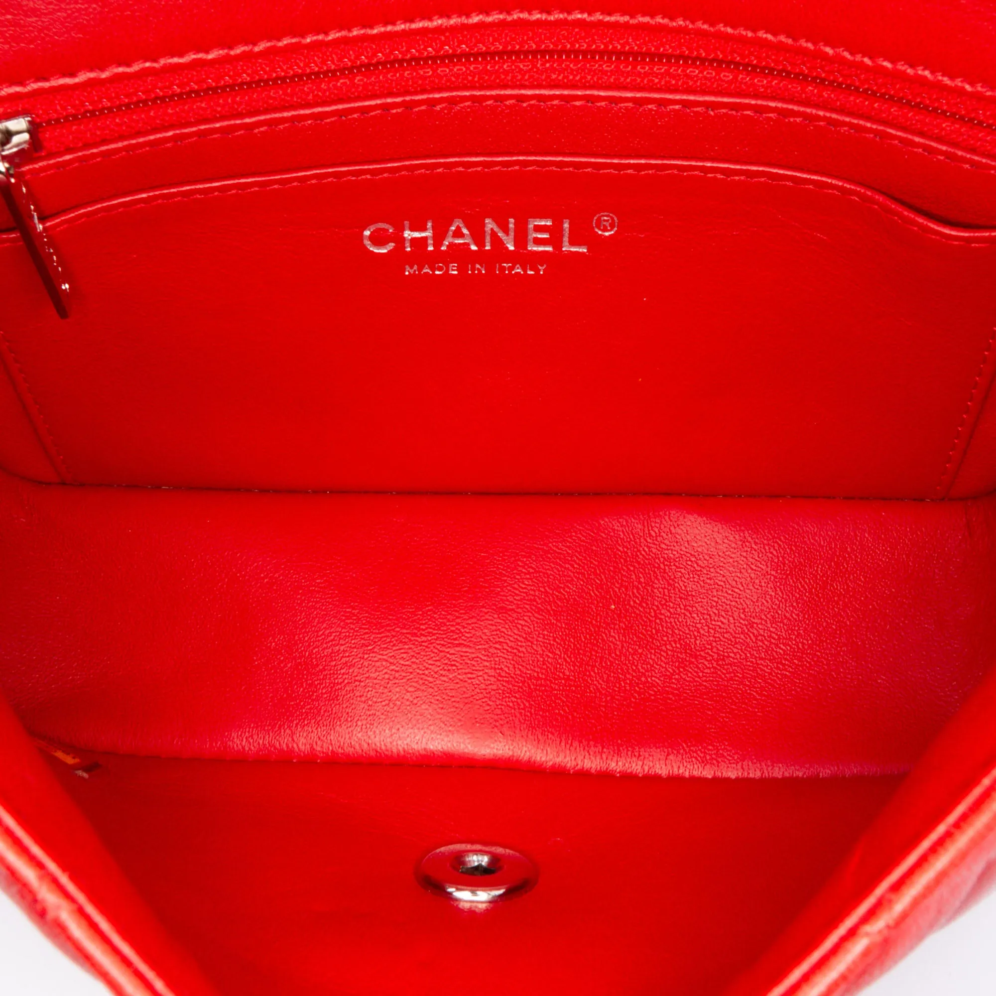 Mini Rectangular Classic Lambskin Single Flap
