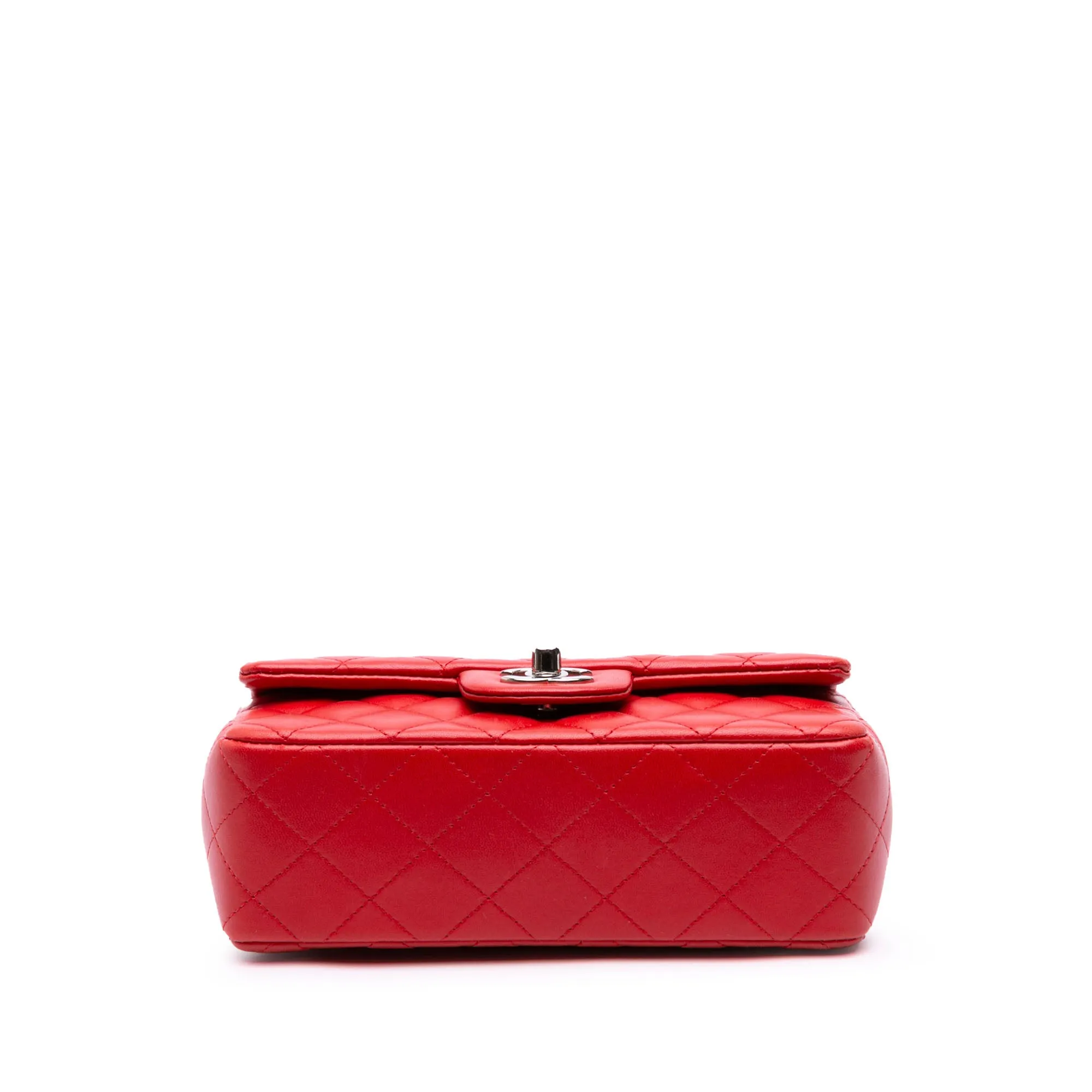 Mini Rectangular Classic Lambskin Single Flap