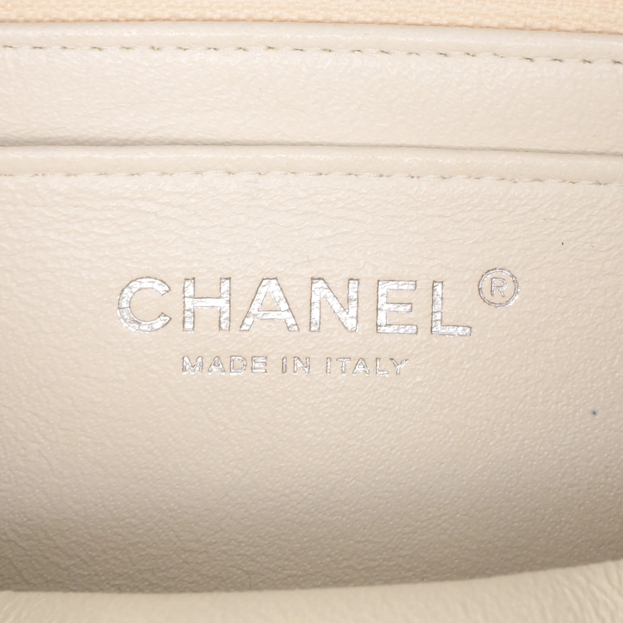 Mini Square Classic Crumpled Calfskin Single Flap
