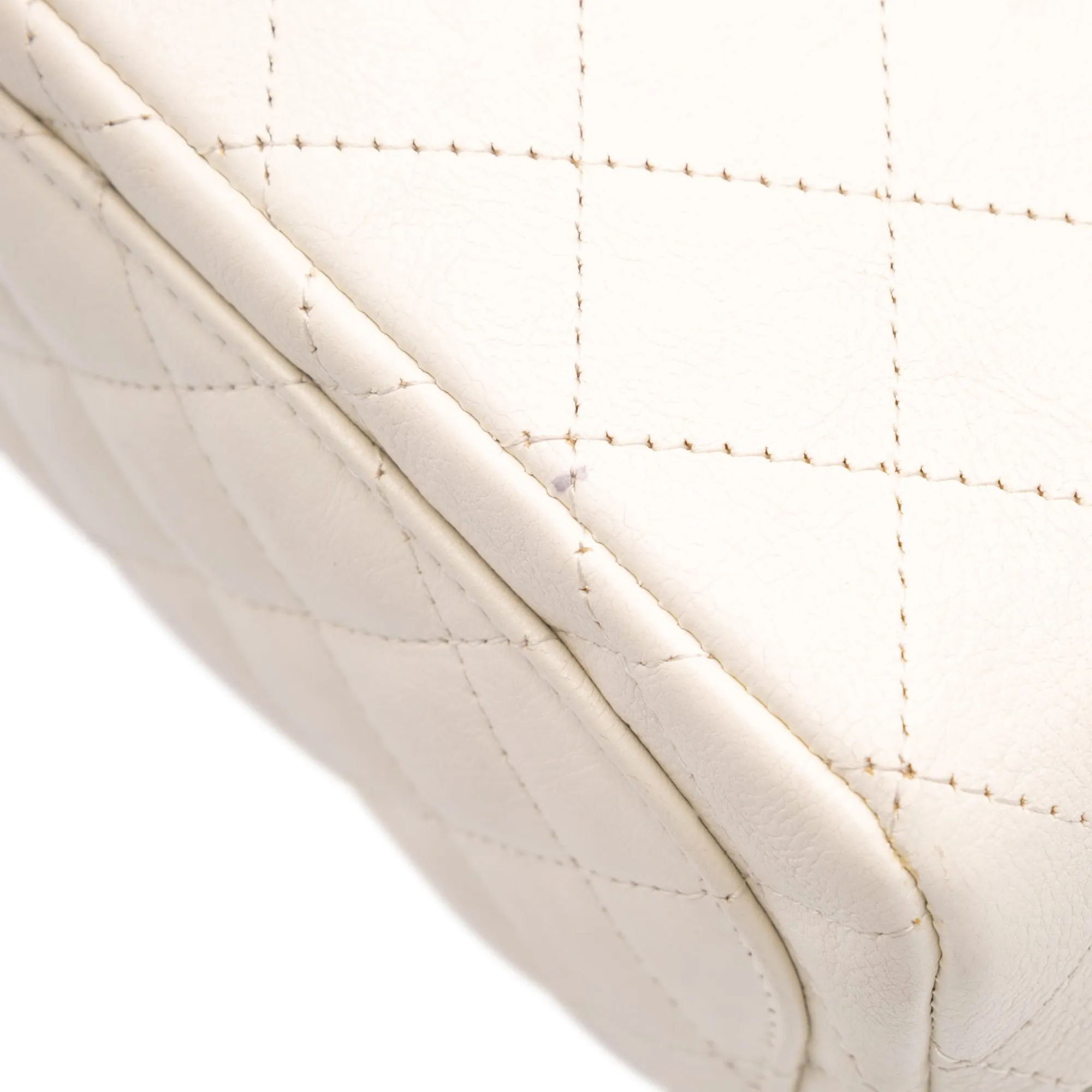 Mini Square Classic Crumpled Calfskin Single Flap