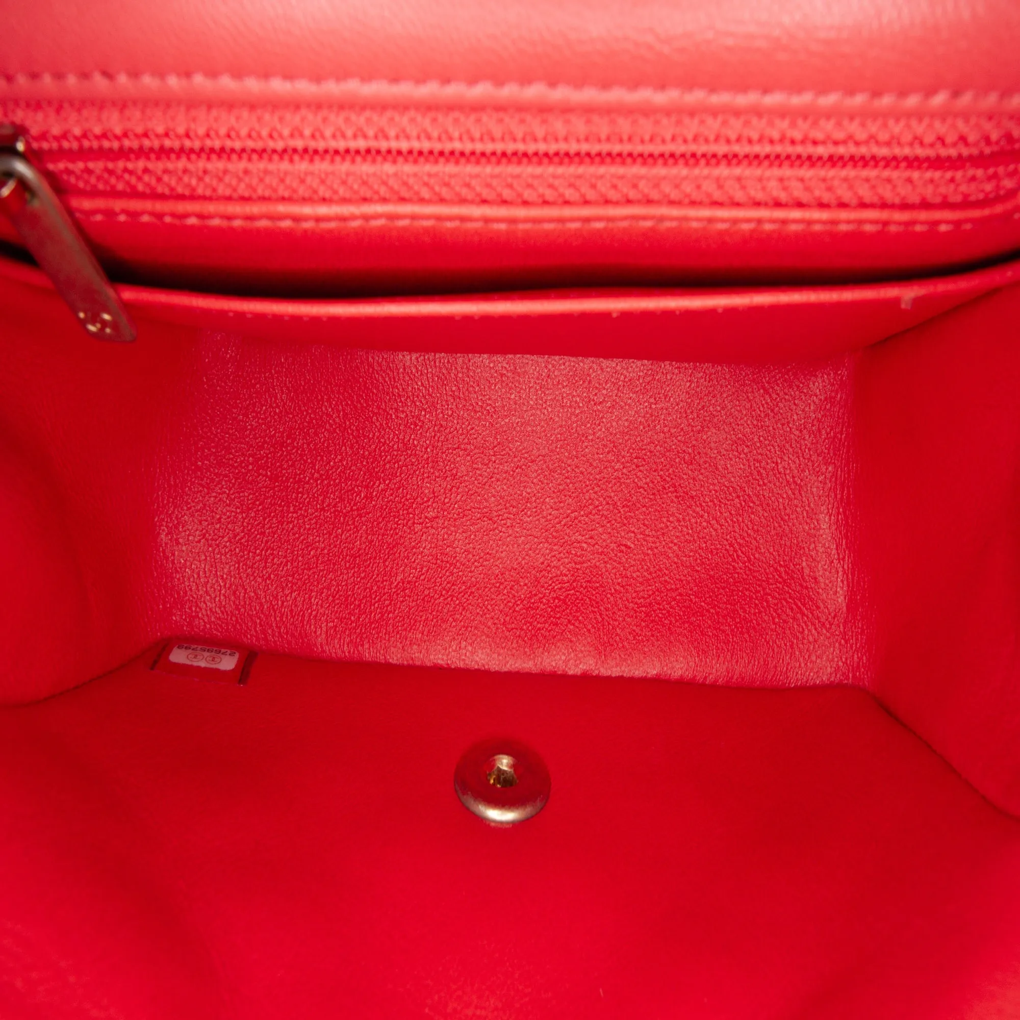 Mini Square Classic Lambskin Single Flap