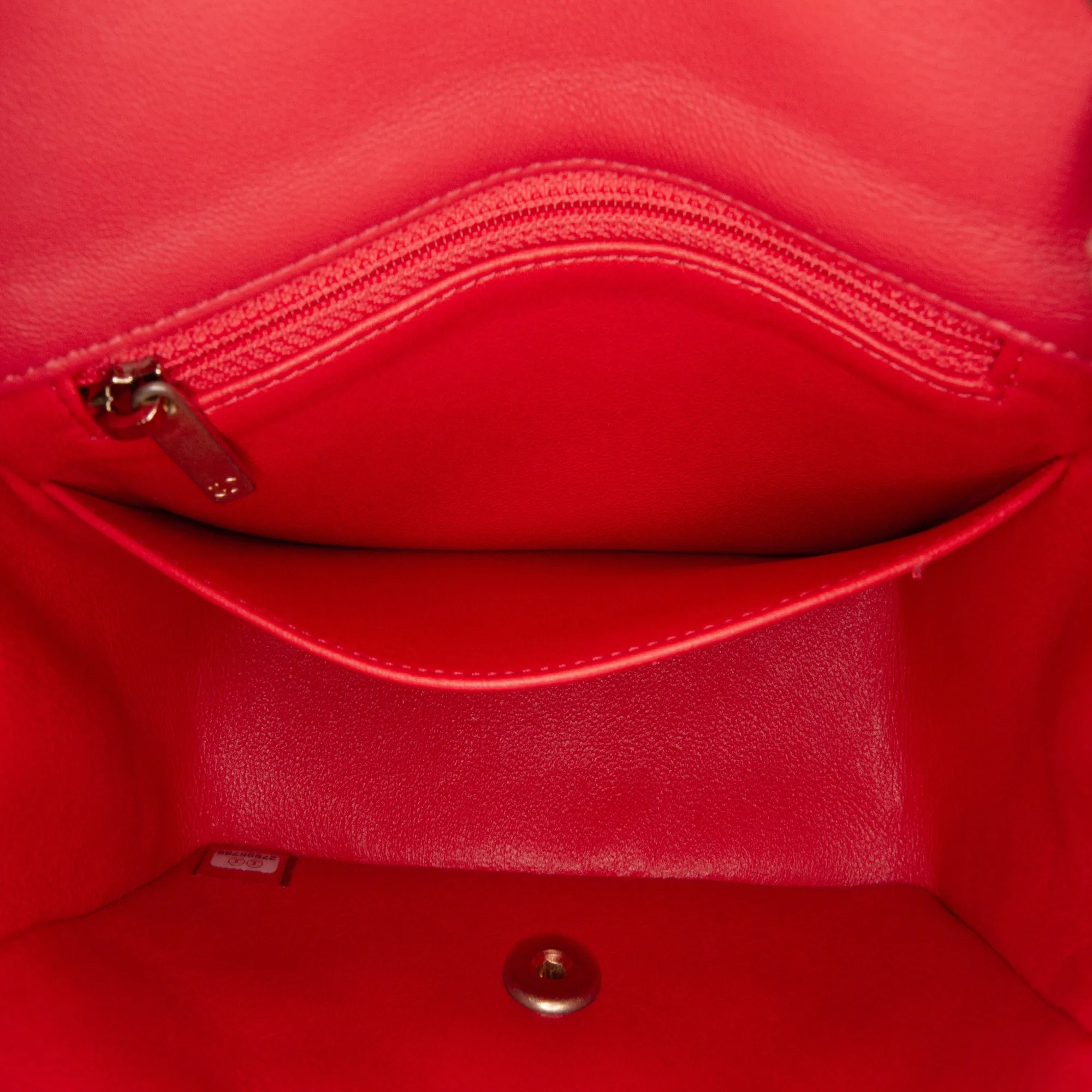 Mini Square Classic Lambskin Single Flap