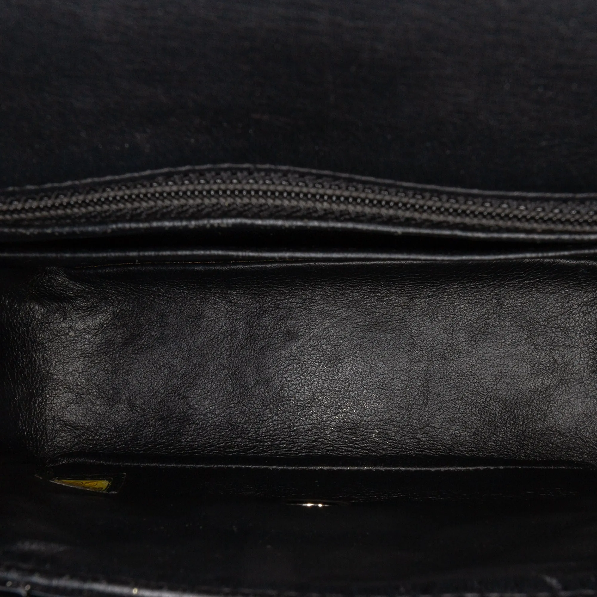 Mini Square Classic Patent Single Flap
