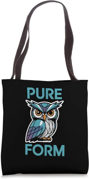 Minimalist Owl Simple Elegant Design Modern Tastes Students Tote Bag
