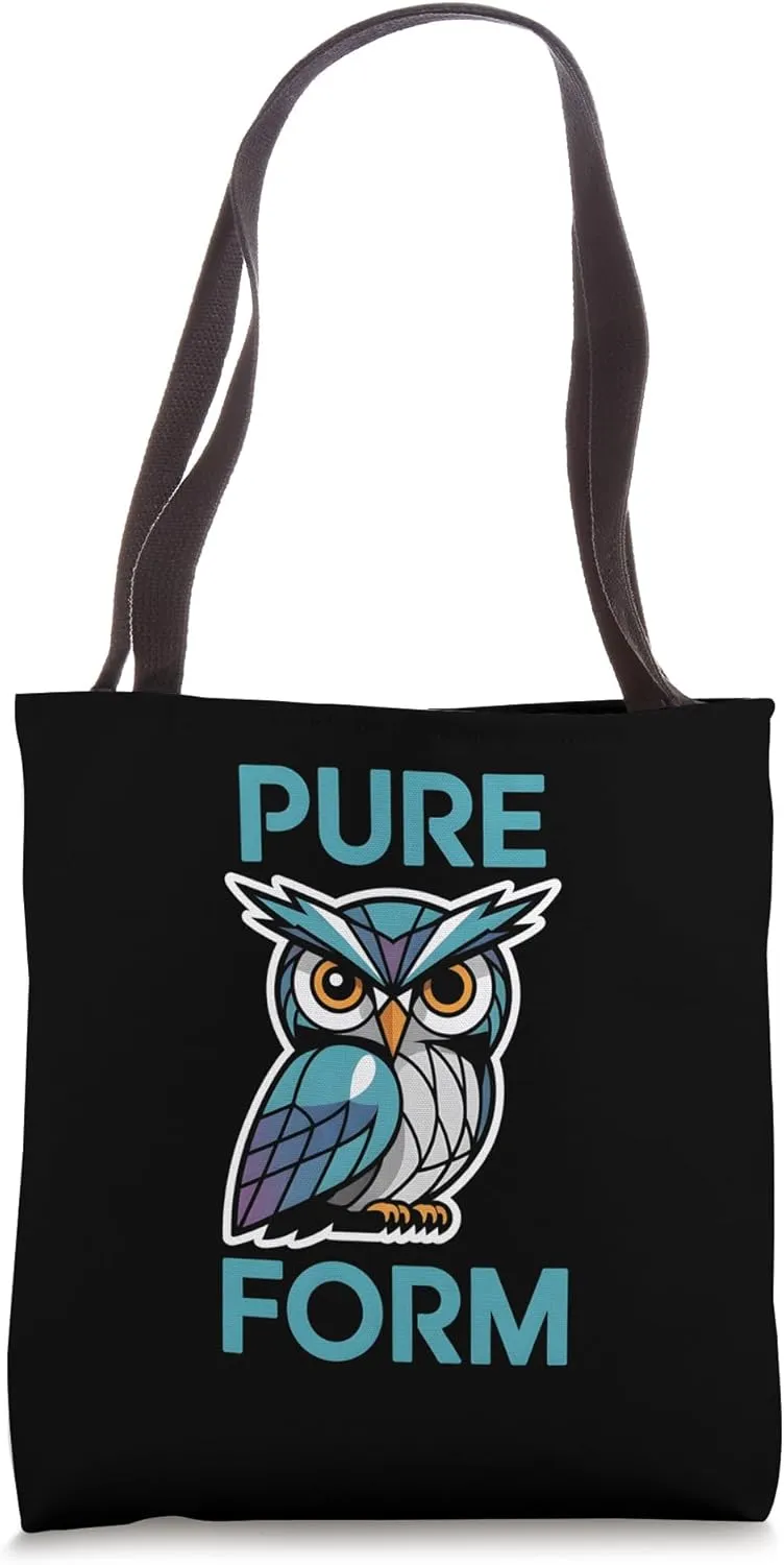 Minimalist Owl Simple Elegant Design Modern Tastes Students Tote Bag