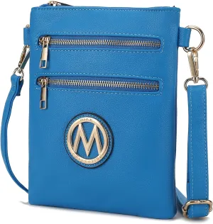 MKF Collection Women Crossbody Bag, Trendy Shoulder bag Crossover Purses for Women Sling Bag by Mia K