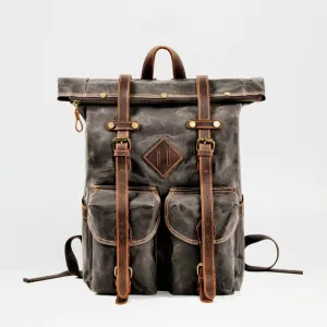 Model 16 MUCHUAN Leather Backpack