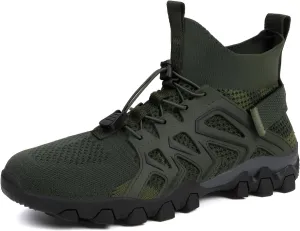 Mokcoliy]【Outdoor Breathable Shoes Men's & Women's Hiking Boots with Slip- Sole - -Day Comfort High-Top Design for Winter Trekking, Mountain Climbing & Urban Adventures