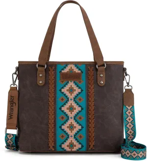 Montana West Wrangler Tote Bag for Women Aztec Handbags with Crossbody Strap