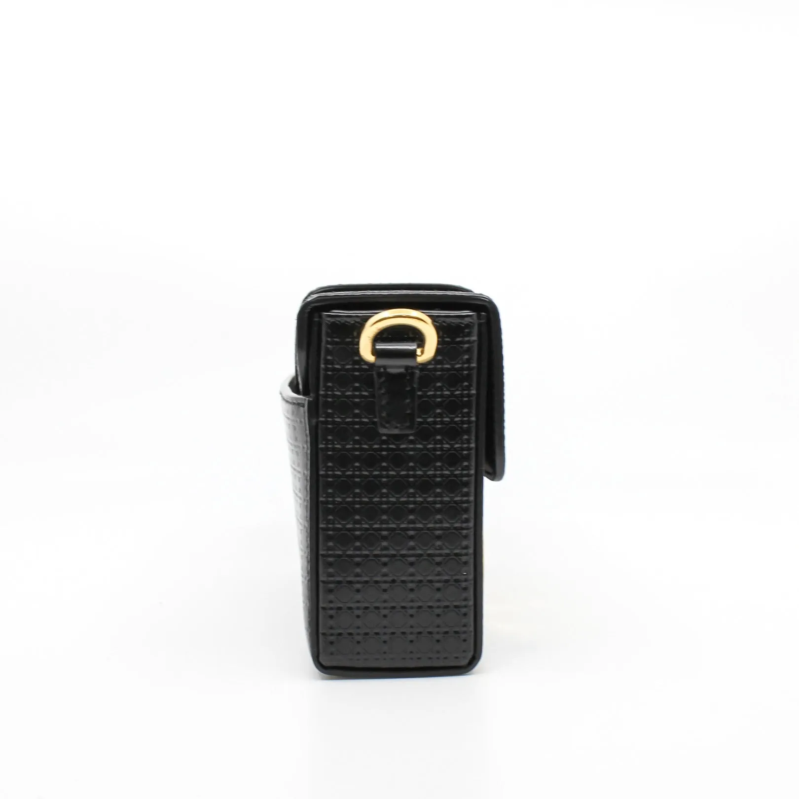 motntaigne 30 mini black gride printed ghw