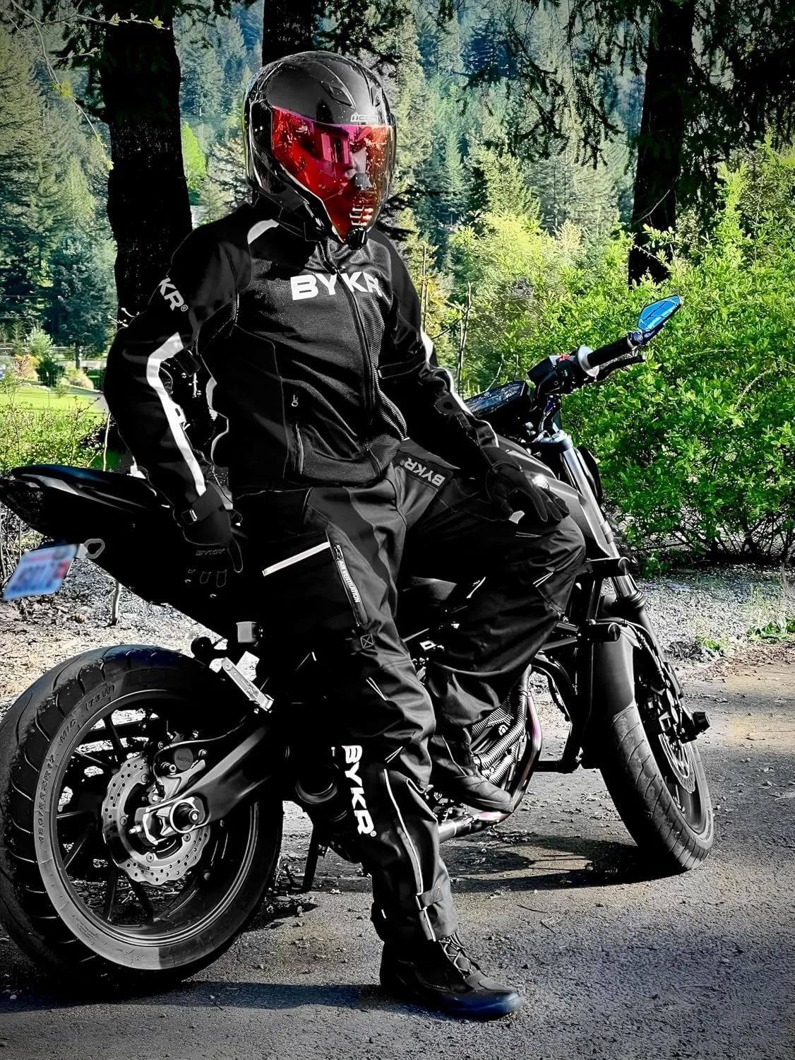 Motorcycle Pants for Men and Women Armored Cordura Overpants Enduro ATV Dual Sports Motocross Cargo Work Touring