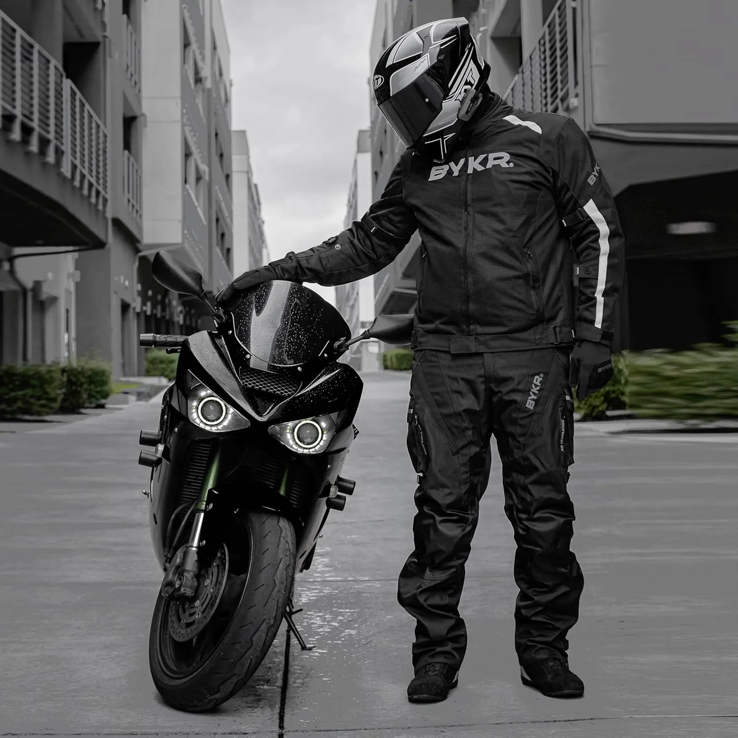 Motorcycle Pants for Men and Women Armored Cordura Overpants Enduro ATV Dual Sports Motocross Cargo Work Touring