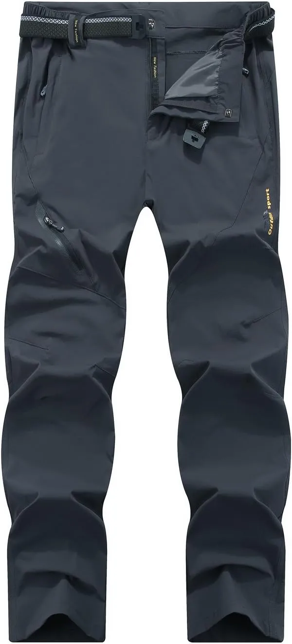 Mr.Stream Men's Sports Fitness Breathable Quick Drying Outdoor Running Stretch Pants