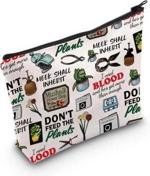 Musical Inspired Gift Musical Theater Zipper Pouch Makeup Bag Gift For Actor Actress (Plants Bag)