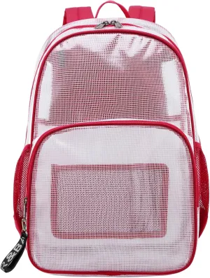 mygreen Clear Backpack, Heavy Duty School Bag for 15.6 Laptop