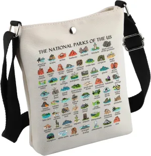 National Parks Camper Tote Bag Gift for Hiking Lovers