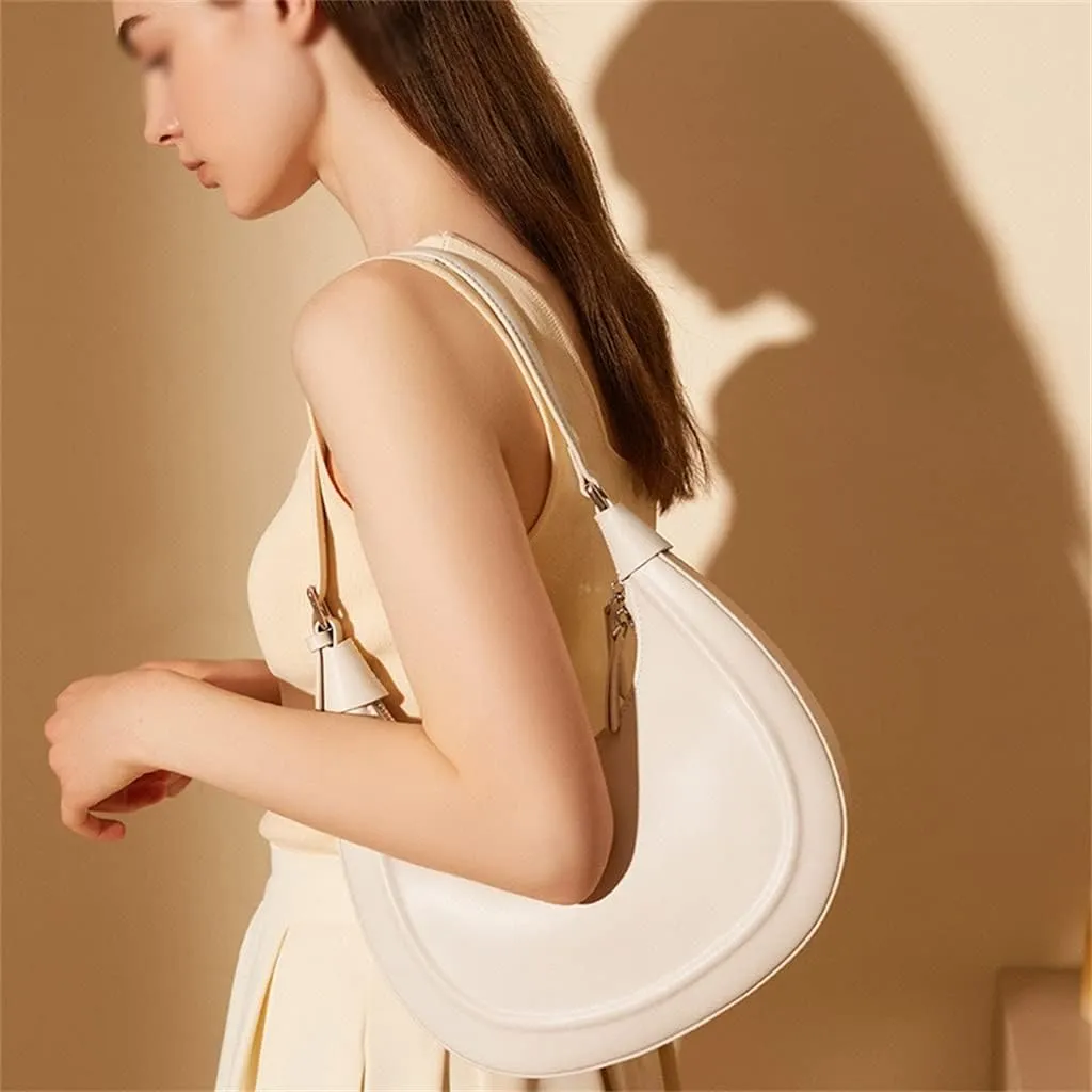 Net Red Sense Skin Half Moon Bag Crescent Underarm Prepuke Casual Shoulder Crossbody Bag