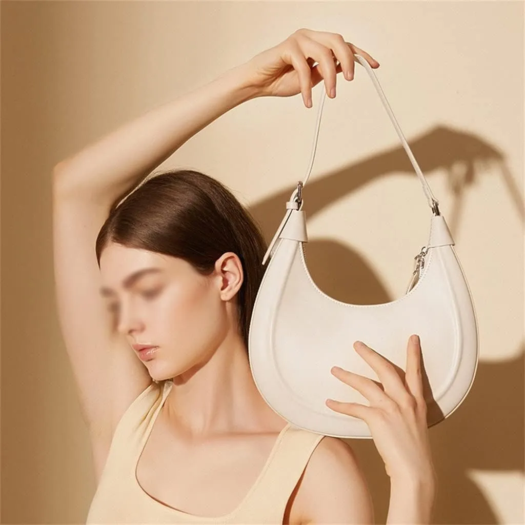 Net Red Sense Skin Half Moon Bag Crescent Underarm Prepuke Casual Shoulder Crossbody Bag