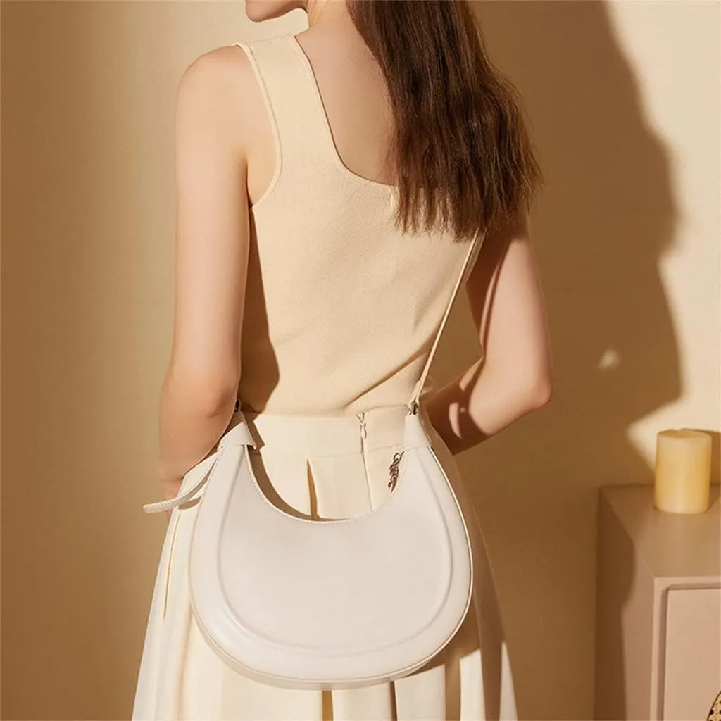 Net Red Sense Skin Half Moon Bag Crescent Underarm Prepuke Casual Shoulder Crossbody Bag