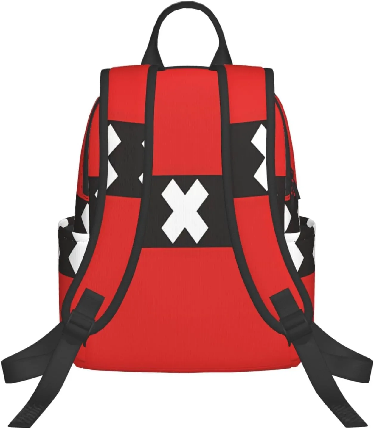 Netherlands Holland Flag Casual Backpacks Large Capacity Laptop Backpack Sports Fitness Rucksack Travel Carry-On Daypack Work Bag for Outdoor Camping