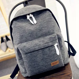 New Fashion Simple Canvas Backpack